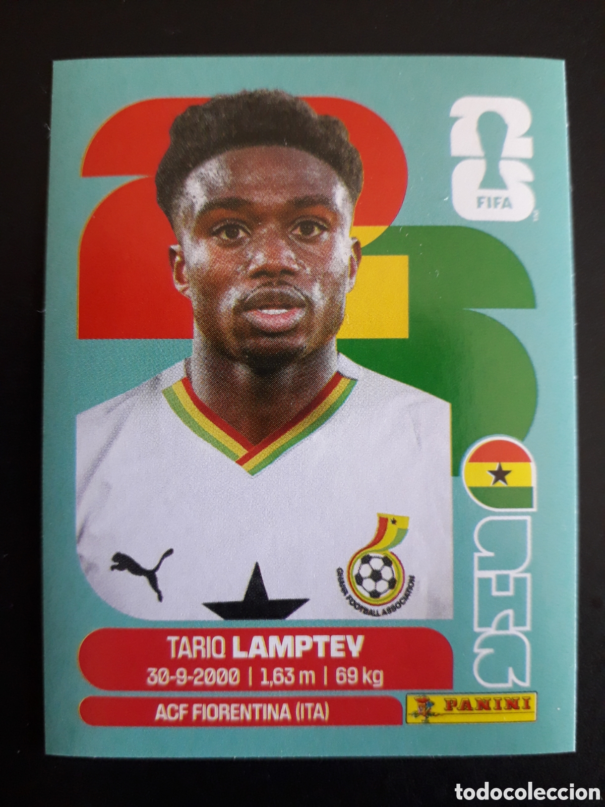 Cromos de f&uacute;tbol: LAMPTEV GHANA GHA 3 MUNDIAL F&Uacute;TBOL 2026 FIFA WORLD CUP PANINI SIN PEGAR PEDIDO M&Iacute;NIMO 3&euro;