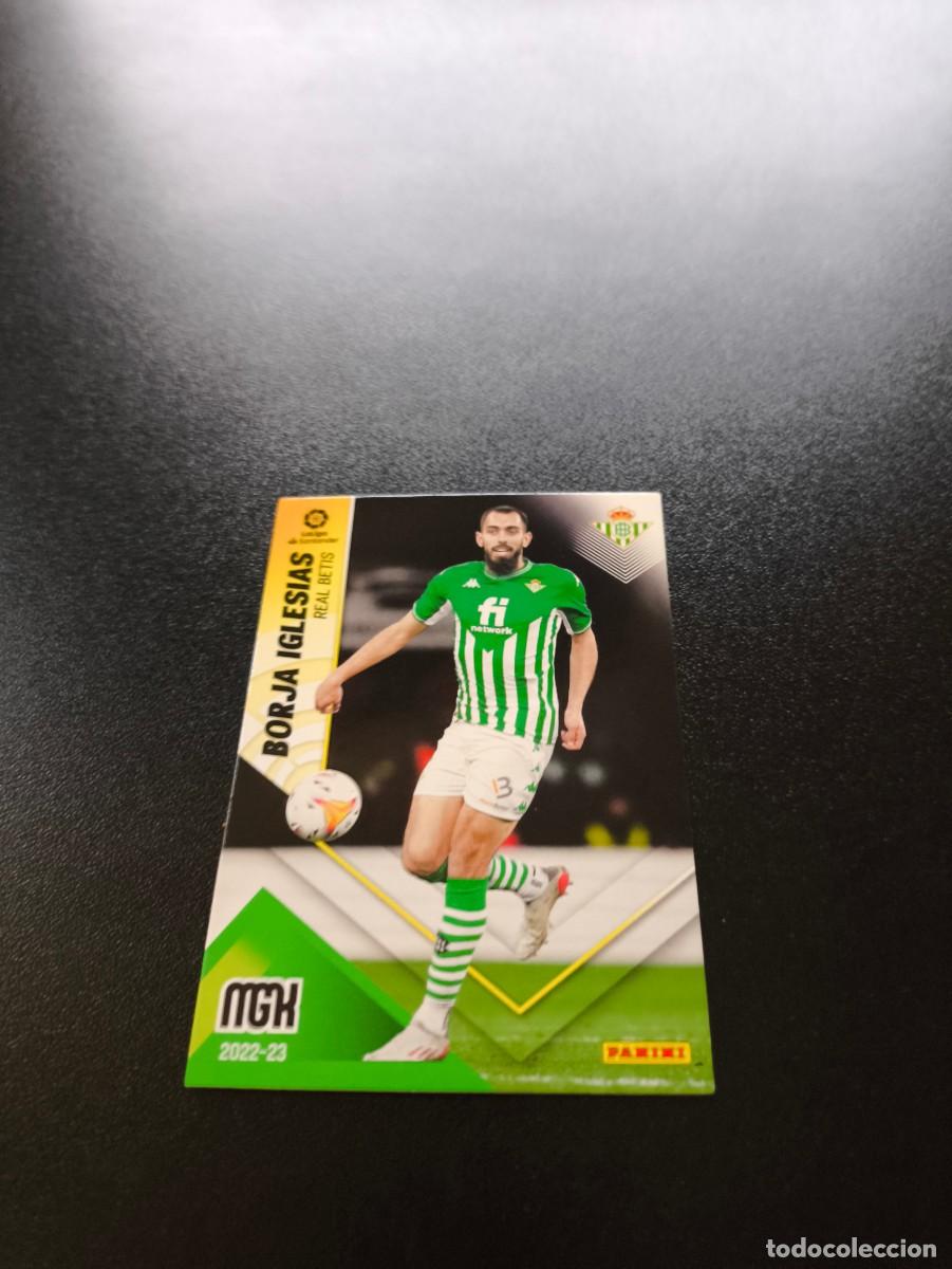 Cromos de f&uacute;tbol: 97 Borja Iglesias REAL BETIS PANINI LIGA MEGACRACKS MGK 2022 2023 22 23 NO ESTE ADRENALYN