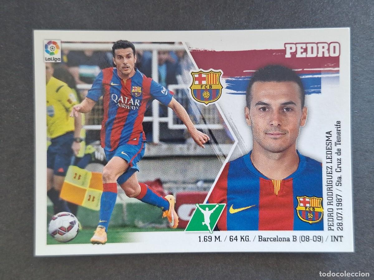 Cromos de f&uacute;tbol: PEDRO F. C. BARCELONA LIGA ESTE 2015 2016 15 16 NUNCA PEGADO SIN PEGAR
