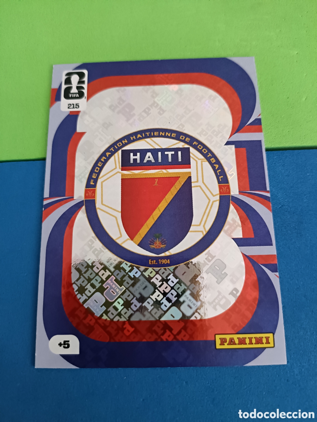 Cromos de f&uacute;tbol: Adrenalyn XL Fifa World cup 2026 mundial - 215 Escudo Haiti