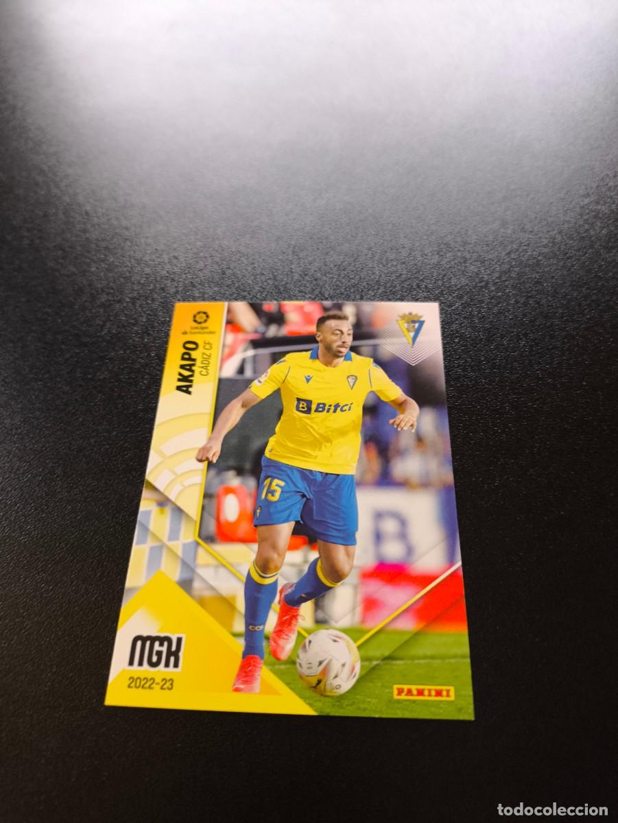 Cromos de f&uacute;tbol: 103 Akapo CADIZ PANINI LIGA MEGACRACKS MGK 2022 2023 22 23 NO ESTE ADRENALYN