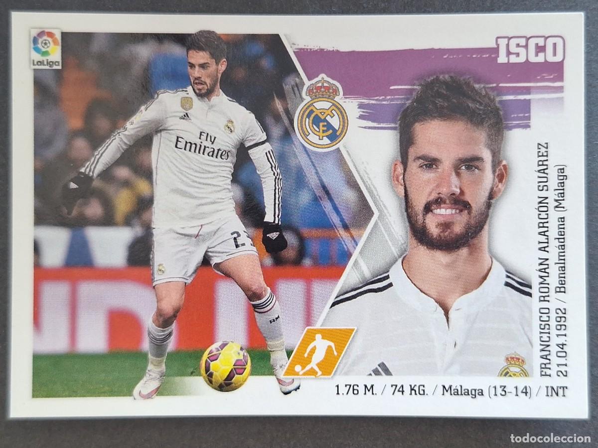 Cromos de f&uacute;tbol: ISCO REAL MADRID LIGA ESTE 2015 2016 15 16 NUNCA PEGADO SIN PEGAR