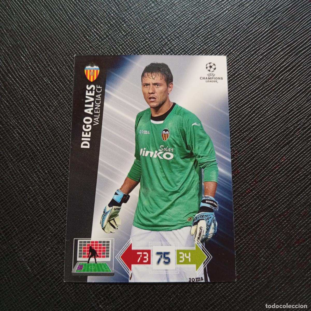 Cromos de f&uacute;tbol: DIEGO ALVES VALENCIA ADRENALYN CHAMPIONS LEAGUE 2012 2013 FUTBOL 12 13 - A187 PG154
