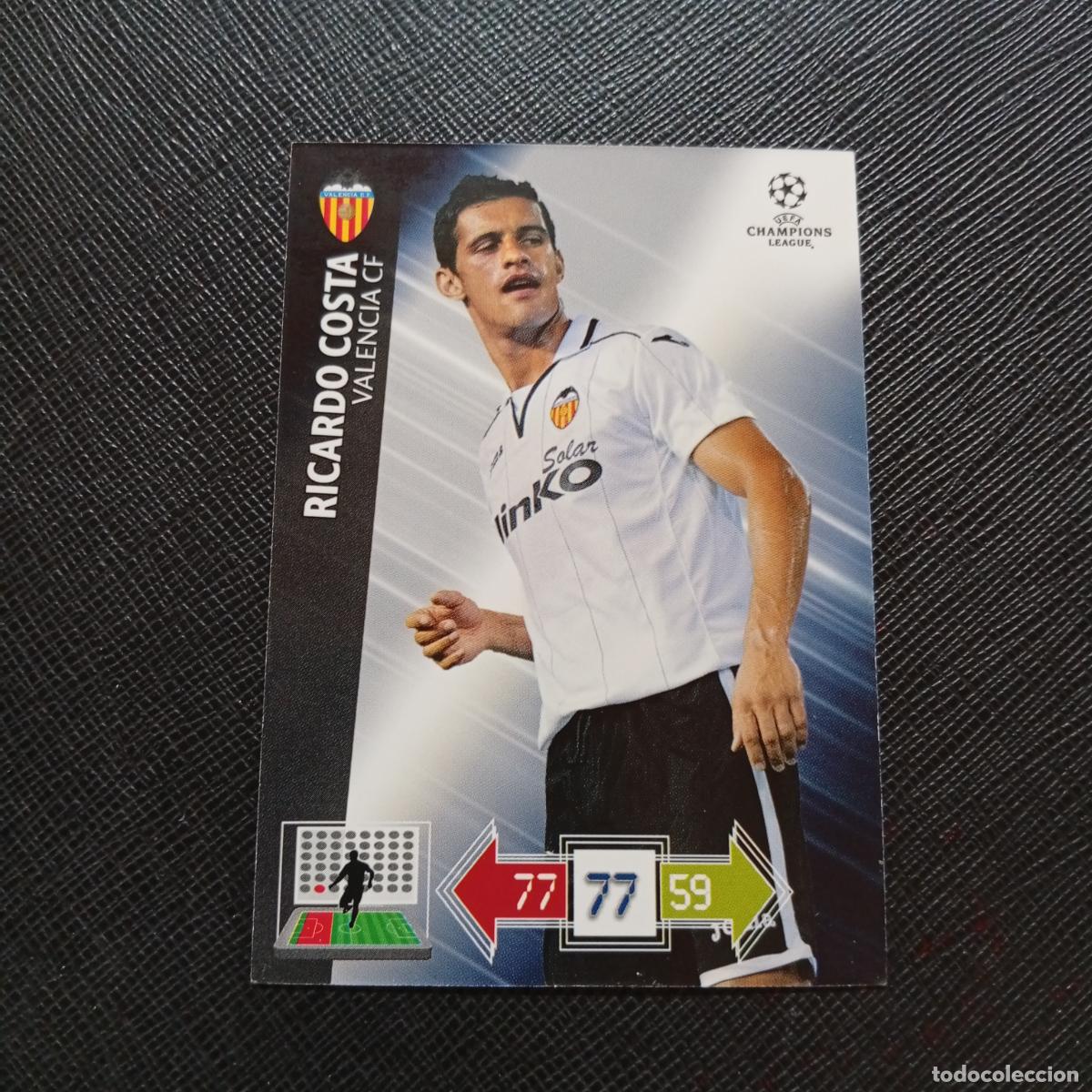Cromos de f&uacute;tbol: RICARDO COSTA VALENCIA ADRENALYN CHAMPIONS LEAGUE 2012 2013 FUTBOL 12 13 - A187 PG154