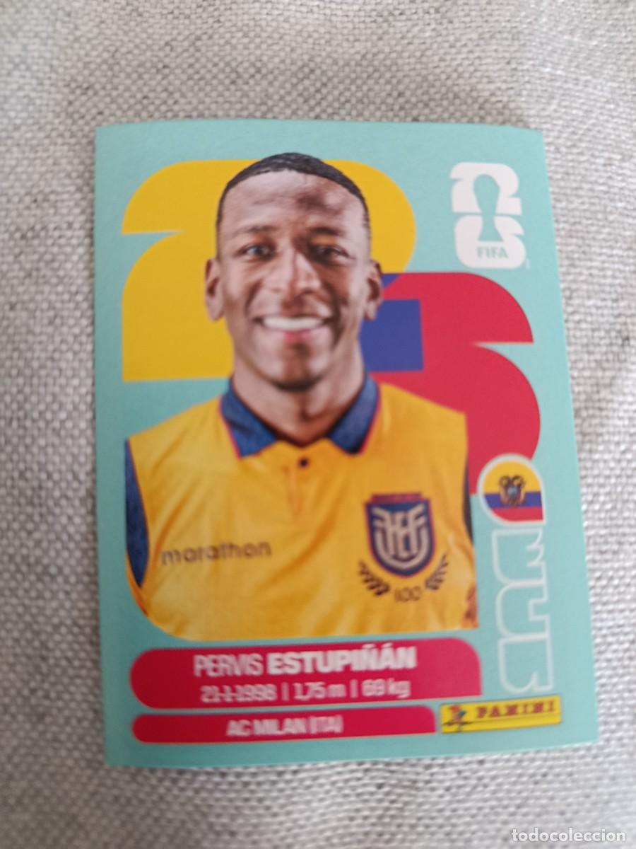 Cromos de f&uacute;tbol: Mundial Estados Unidos-Mexico-Canad&aacute; 2026. 5- Estupi&ntilde;&aacute;n. Ecuador. Nunca pegado.