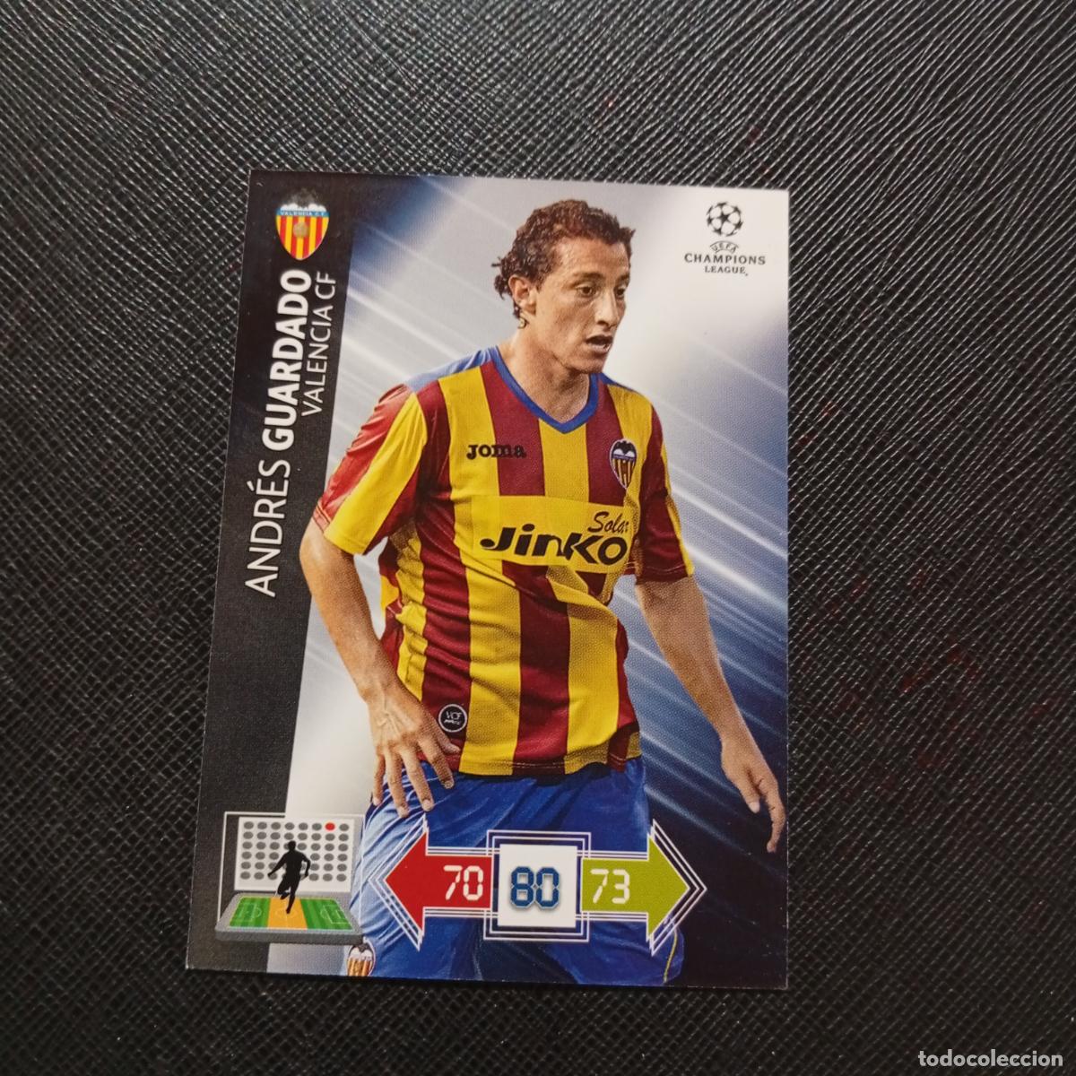 Fu&szlig;ball-Sticker: GUARDADO VALENCIA ADRENALYN CHAMPIONS LEAGUE 2012 2013 FUTBOL 12 13 - A187 PG154