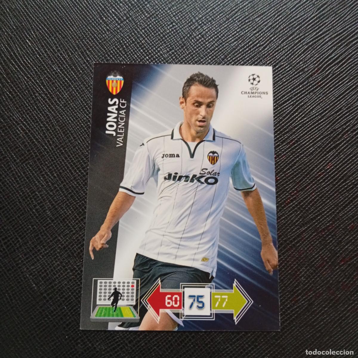 Fu&szlig;ball-Sticker: JONAS VALENCIA ADRENALYN CHAMPIONS LEAGUE 2012 2013 FUTBOL 12 13 - A187 PG154