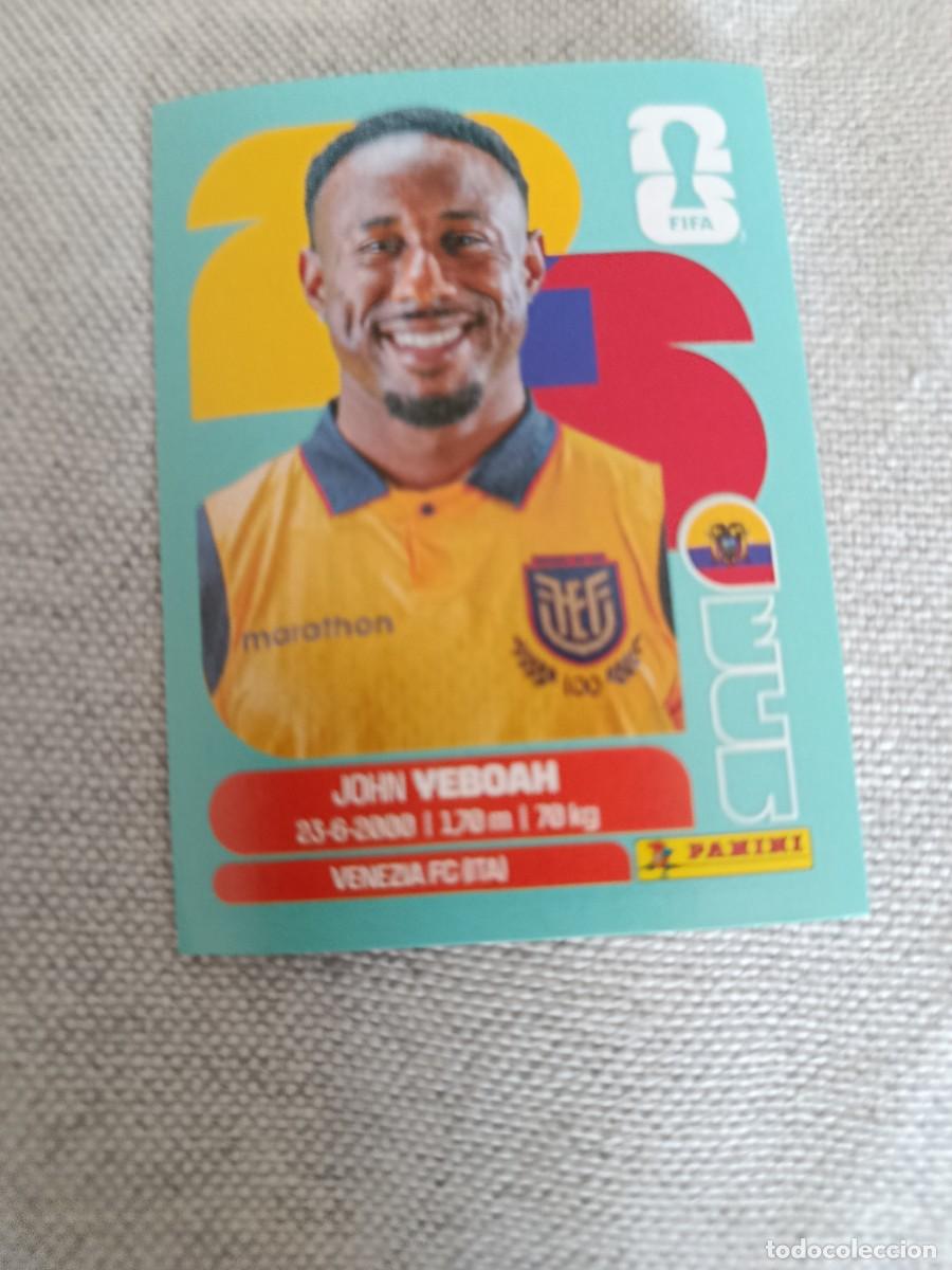Cromos de Futebol: Mundial Estados Unidos-Mexico-Canad&aacute; 2026. 14- Veboah. Ecuador. Nunca pegado.