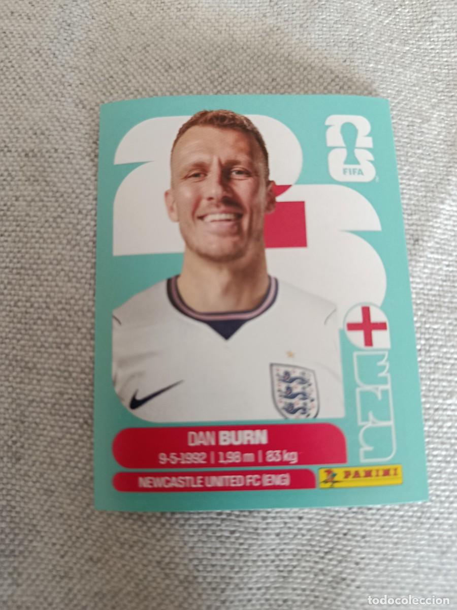 Cromos de f&uacute;tbol: Mundial Estados Unidos-Mexico-Canad&aacute; 2026. 8- Burn. Inglaterra. Nunca pegado.