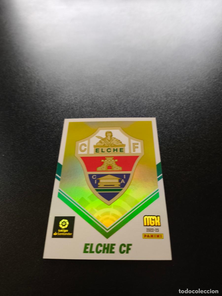 Cromos de f&uacute;tbol: 136 Escudo ELCHE PANINI LIGA MEGACRACKS MGK 2022 2023 22 23 NO ESTE ADRENALYN