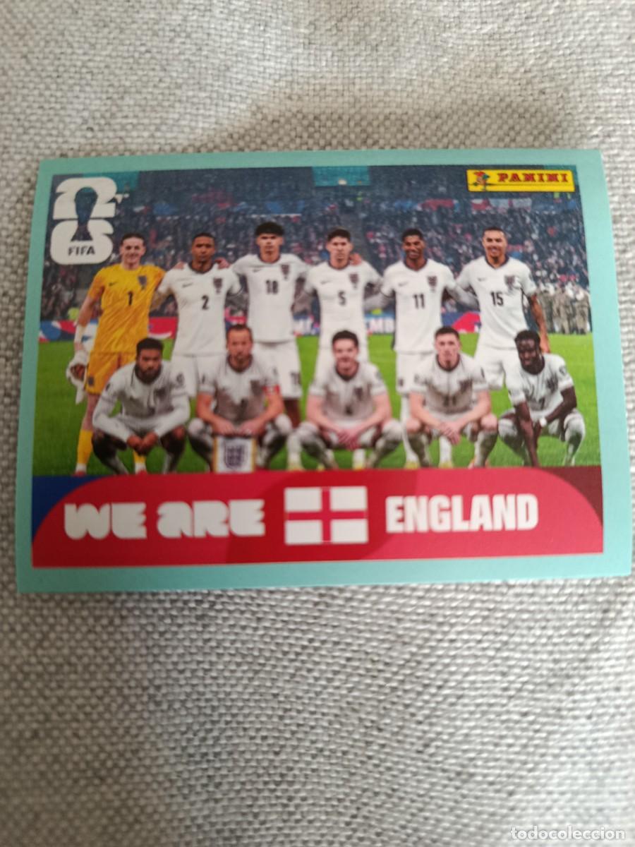 Cromos de Futebol: Mundial Estados Unidos-Mexico-Canad&aacute; 2026. 13- Alineaci&oacute;n. Inglaterra. Nunca pegado.