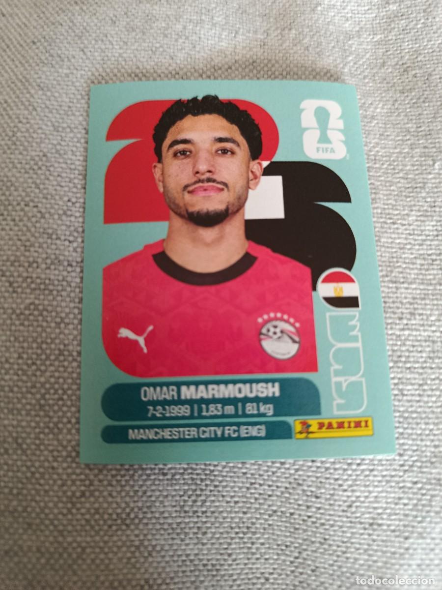 Fu&szlig;ball-Sticker: Mundial Estados Unidos-Mexico-Canad&aacute; 2026. 20- Marmoush. Egipto. Nunca pegado.