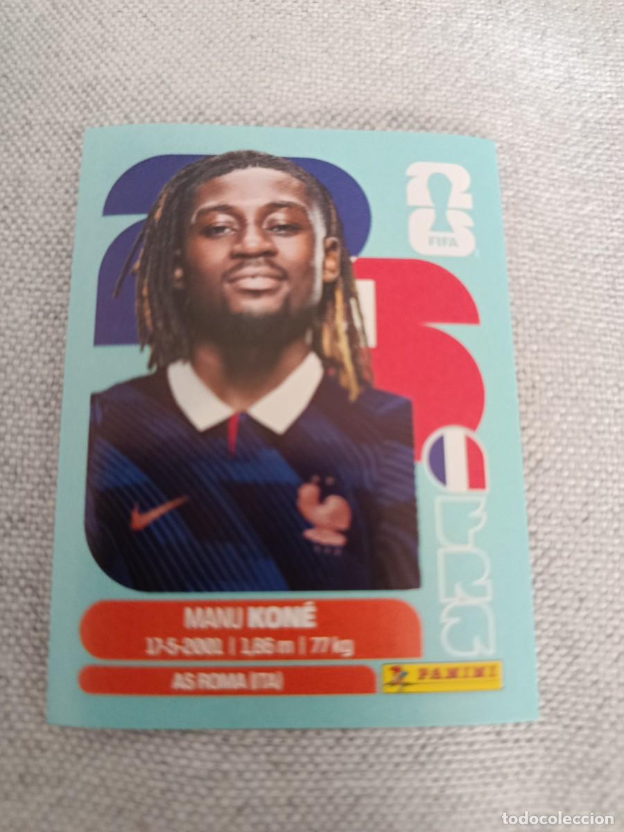 Cromos de Futebol: Mundial Estados Unidos-Mexico-Canad&aacute; 2026. 11- Kon&eacute;. Francia. Nunca pegado.