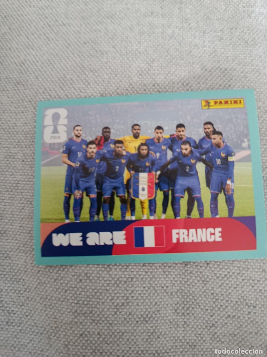 Cromos de Futebol: Mundial Estados Unidos-Mexico-Canad&aacute; 2026. 13- Alineaci&oacute;n. Francia. Nunca pegado.