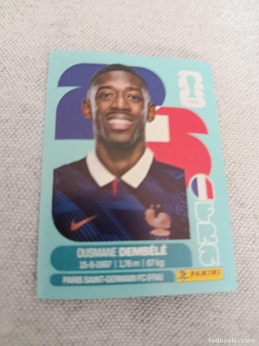 Cromos de Futebol: Mundial Estados Unidos-Mexico-Canad&aacute; 2026. 15- Dembel&eacute;. Francia. Nunca pegado.