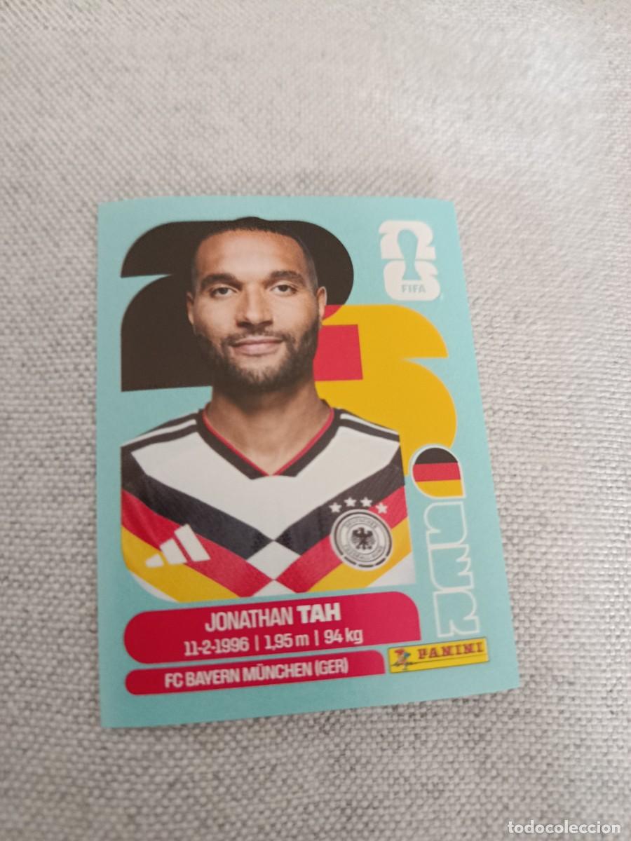 Cromos de Futebol: Mundial Estados Unidos-Mexico-Canad&aacute; 2026. 3- Tah. Alemania. Nunca pegado.