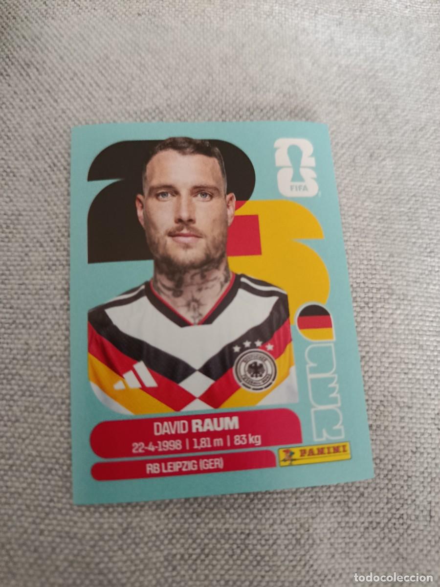 Cromos de Futebol: Mundial Estados Unidos-Mexico-Canad&aacute; 2026. 4- Raum. Alemania. Nunca pegado.