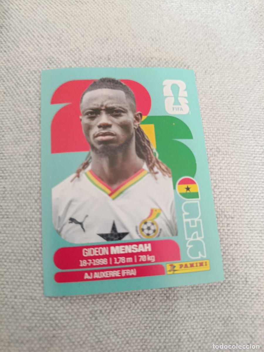 Cromos de f&uacute;tbol: Mundial Estados Unidos-Mexico-Canad&aacute; 2026. 7- Mensah. Ghana. Nunca pegado.