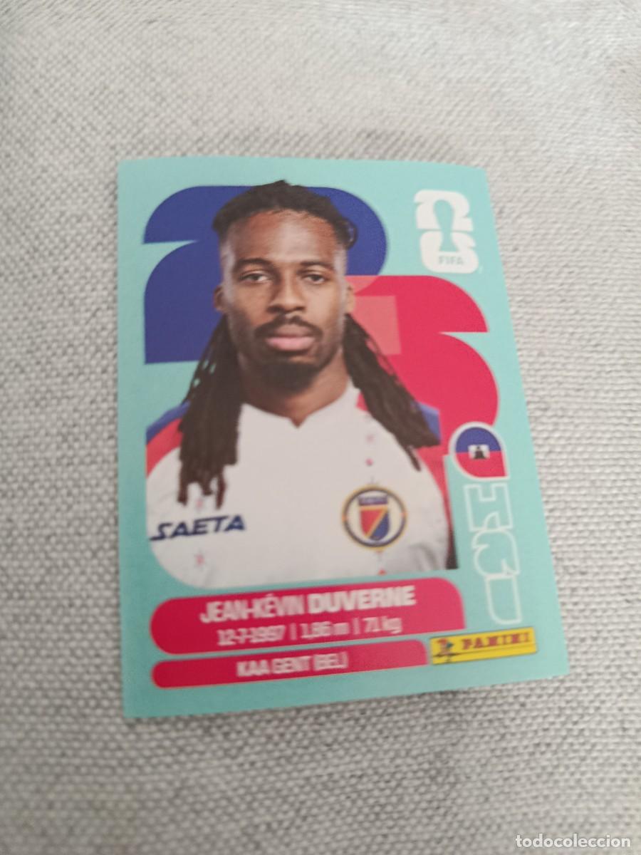 Cromos de f&uacute;tbol: Mundial Estados Unidos-Mexico-Canad&aacute; 2026. 5- Duverne. Hait&iacute;. Nunca pegado.