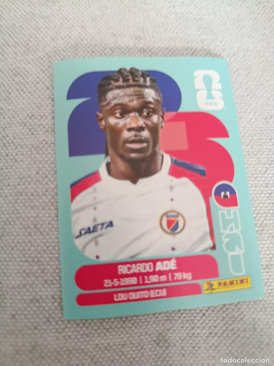 Cromos de f&uacute;tbol: Mundial Estados Unidos-Mexico-Canad&aacute; 2026. 6- Ad&eacute;. Hait&iacute;. Nunca pegado.