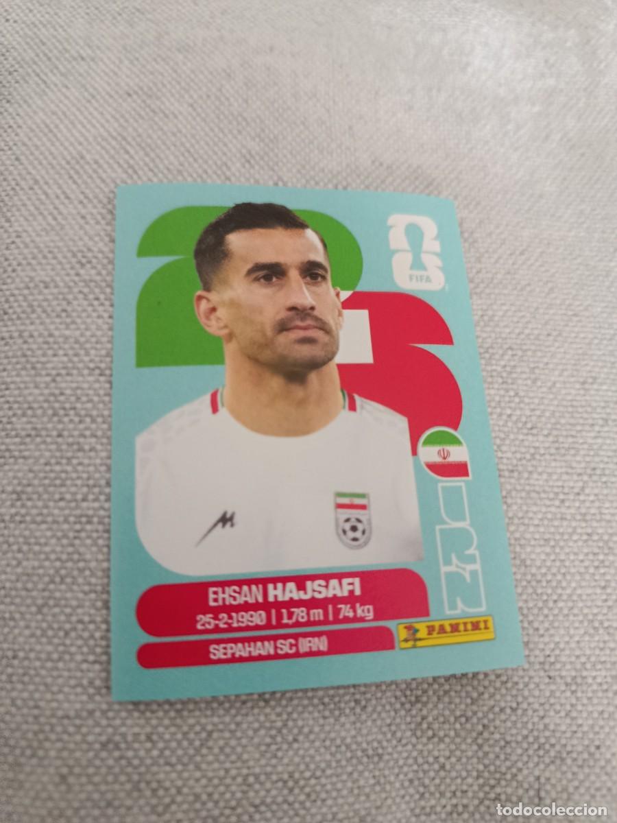 Fu&szlig;ball-Sticker: Mundial Estados Unidos-Mexico-Canad&aacute; 2026. 4- Hajsafi. Ir&aacute;n. Nunca pegado.