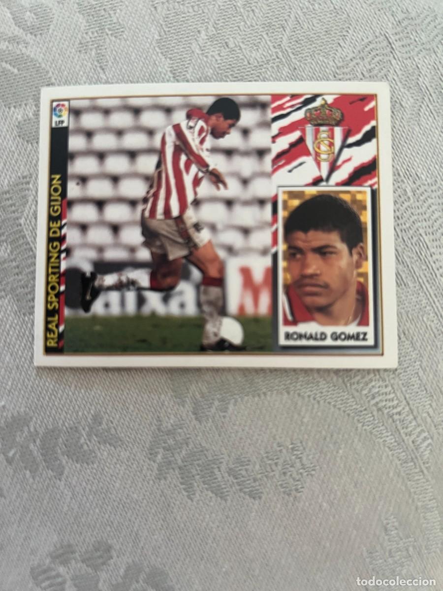 Fu&szlig;ball-Sticker: RONALD GOMEZ SPORTING DE GIJON BAJA SIN PEGAR EDICIONES ESTE 97 98 1997 1998
