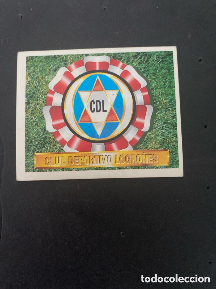 Cromos de f&uacute;tbol: Cromo liga 94/95 Dptvo. Logro&ntilde;&eacute;s nunca pegado