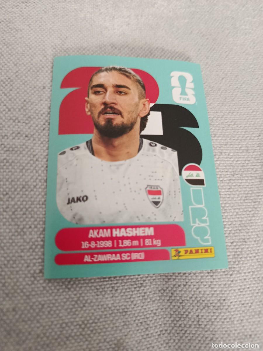 Cromos de f&uacute;tbol: Mundial Estados Unidos-Mexico-Canad&aacute; 2026. 5- Hashem. Iraq. Nunca pegado.
