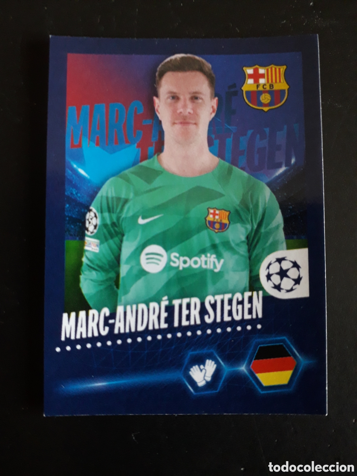 Cromos de f&uacute;tbol: TER STEGEN FC BARCELONA N&deg; 124 UEFA CHAMPIONS LEAGUE SEASON TOPPS 23 24 2023 2024 PEDIDO M&Iacute;NIMO 3&euro;.