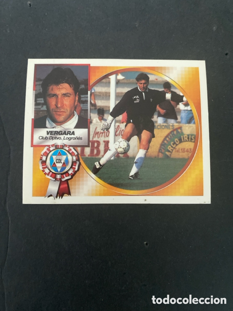 Cromos de f&uacute;tbol: Cromo liga 94/95 Dptvo. Logro&ntilde;&eacute;s nunca pegado