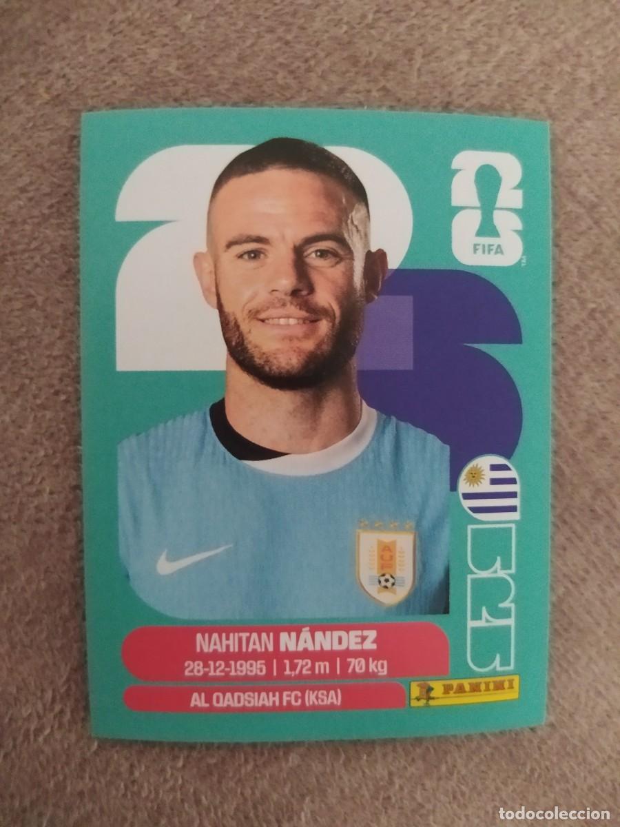 Cromos de f&uacute;tbol: URU 09 Nahitan NANDEZ 9 Uruguay mundial 2026 panini