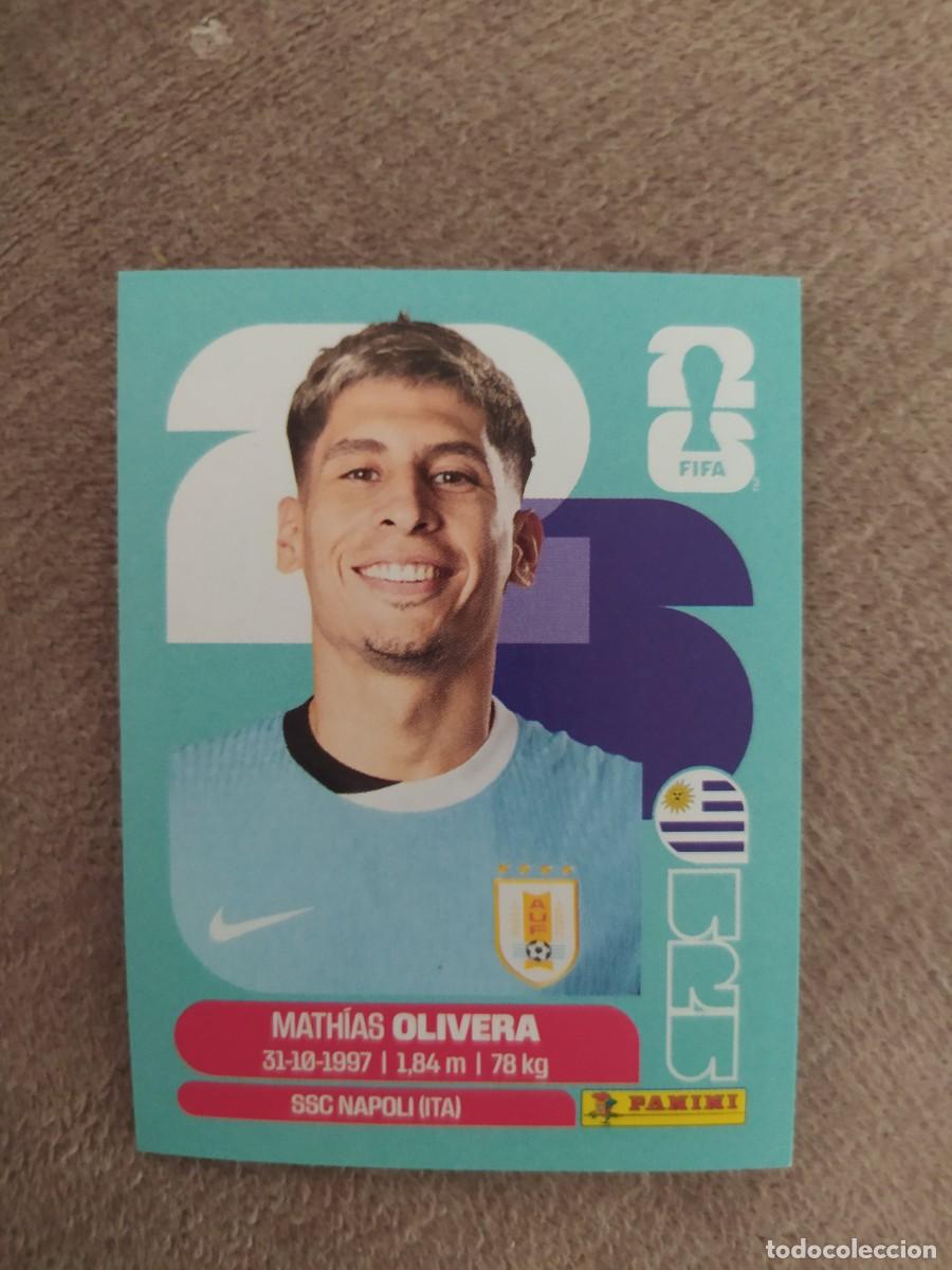 Cromos de f&uacute;tbol: URU 07 Mathias OLIVERA 7 Uruguay mundial 2026 panini