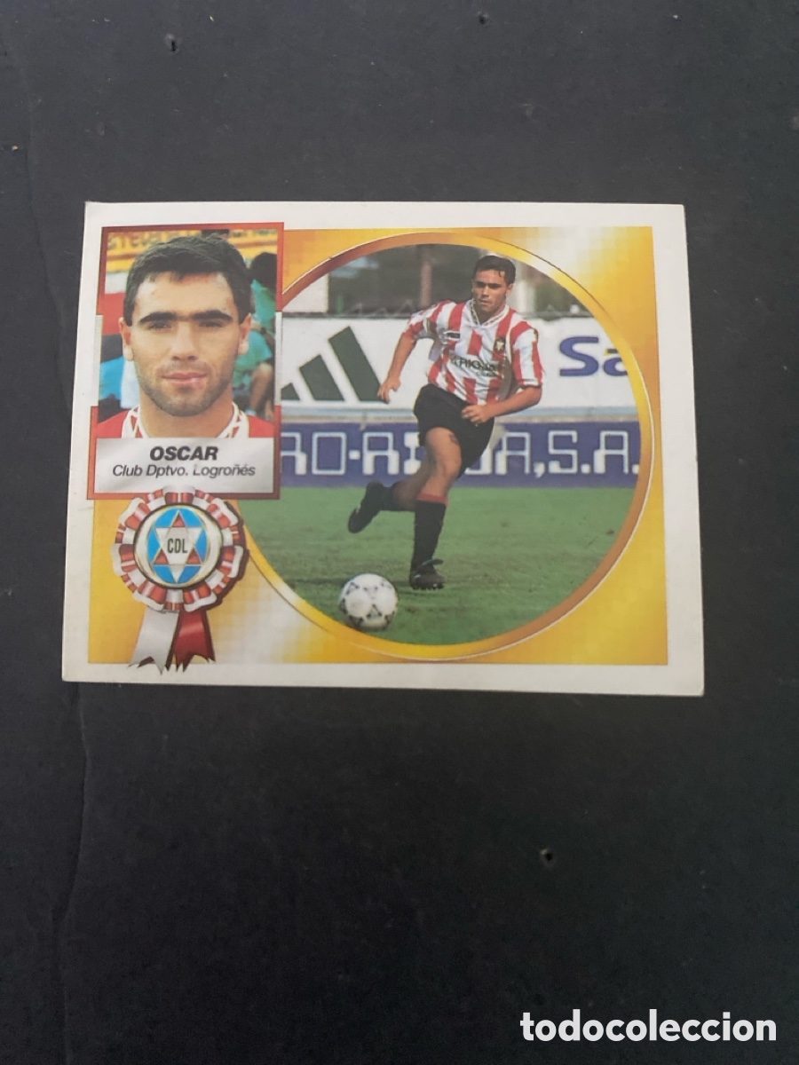 Cromos de f&uacute;tbol: Cromo liga 94/95 Dptvo. Logro&ntilde;&eacute;s error nunca pegado