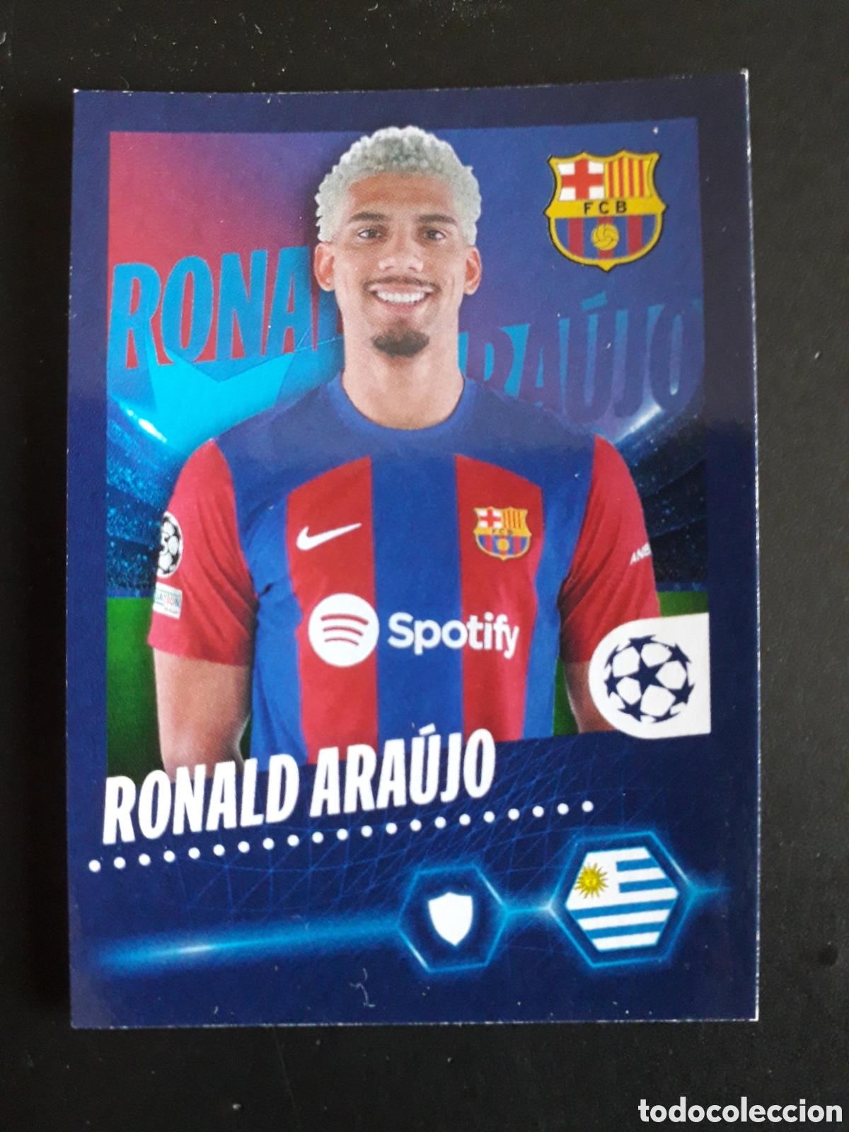 Figurine di Calcio: ARA&Uacute;JO FC BARCELONA N&deg; 126 UEFA CHAMPIONS LEAGUE SEASON TOPPS 23 24 2023 2024 PEDIDO M&Iacute;NIMO 3&euro;