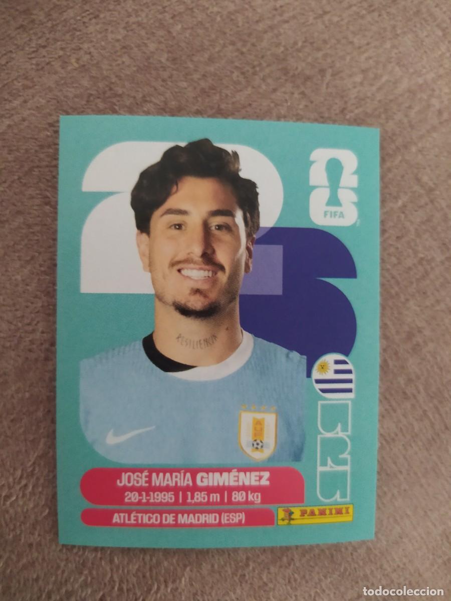 Figurine di Calcio: URU 05 Jos&eacute; Mar&iacute;a GIM&Eacute;NEZ 5 Uruguay mundial 2026 panini
