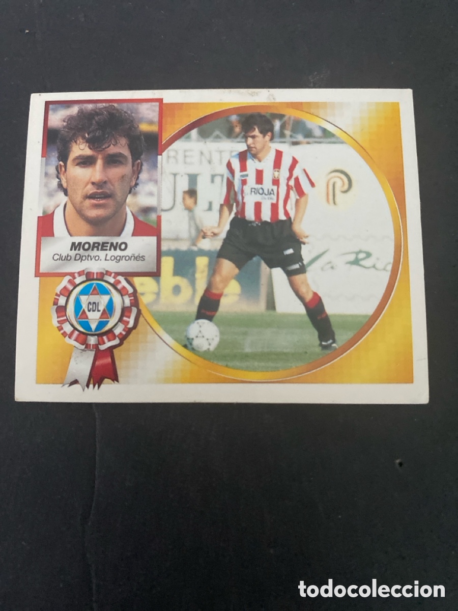 Figurine di Calcio: Cromo liga 94/95 Dptvo. Logro&ntilde;&eacute;s baja nunca pegado