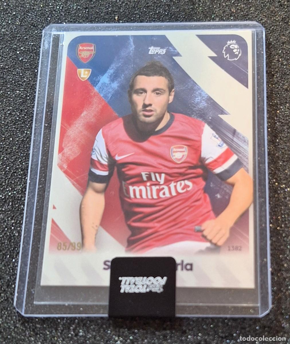 Figurine di Calcio: Santi Cazorla Arsenal Topps Total Football 85/99