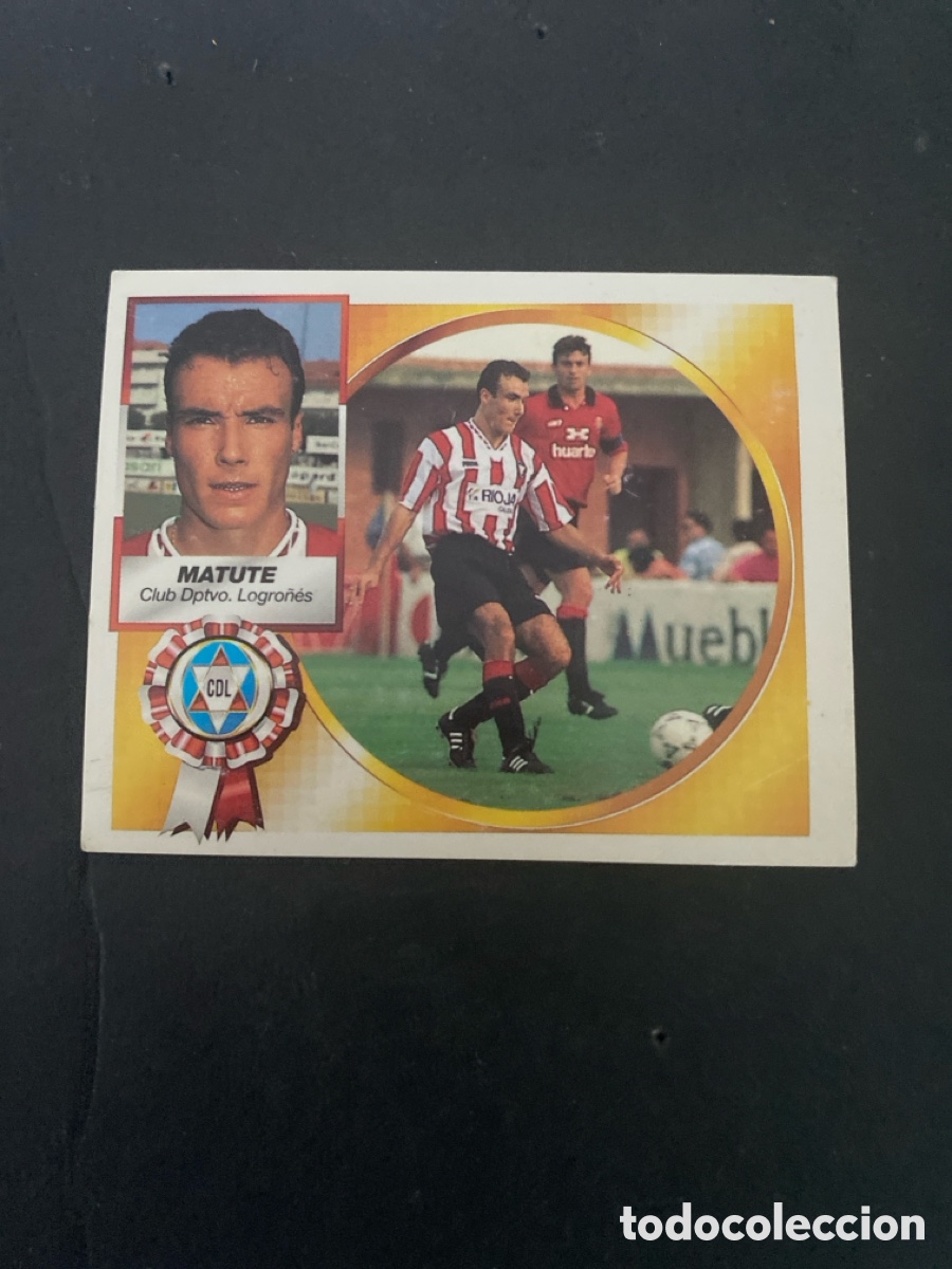 Figurine di Calcio: Cromo liga 94/95 Dptvo. Logro&ntilde;&eacute;s nunca pegado
