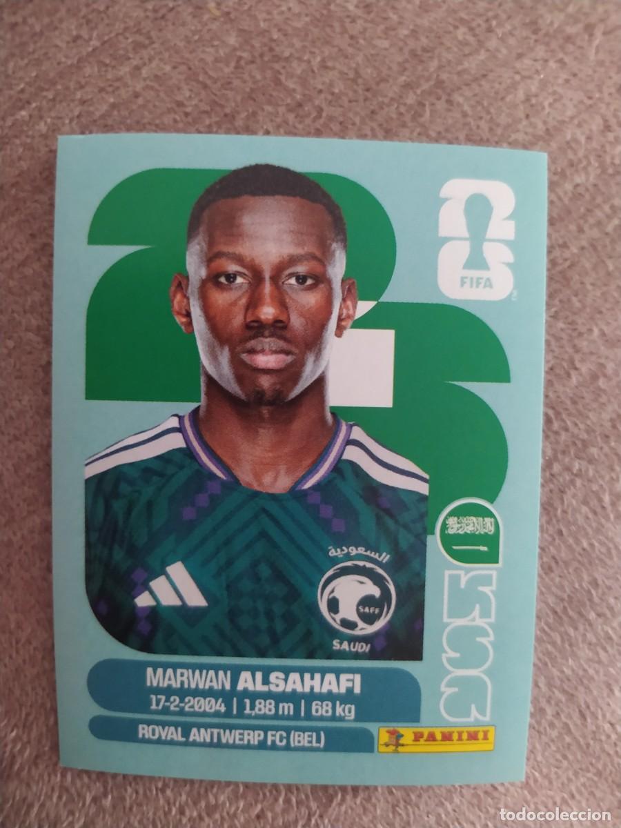 Figurine di Calcio: KSA 15 Marwan ALSAHAFI 15 Arabia Saud&iacute; mundial 2026 panini