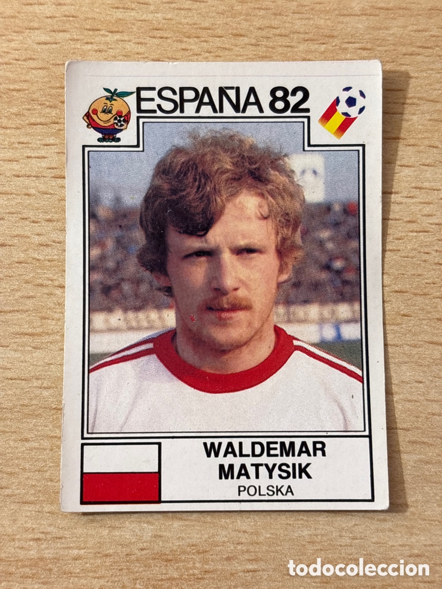 Figurine di Calcio: # 64 Waldemar Matysik Polonia Mundial Espa&ntilde;a 82 Panini sin pegar