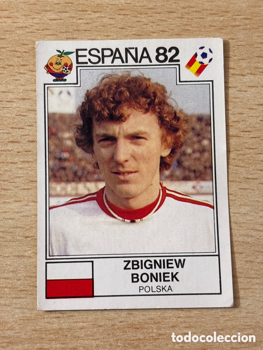 Figurine di Calcio: # 66 Zbigniew Boniek Polonia Mundial Espa&ntilde;a 82 Panini sin pegar