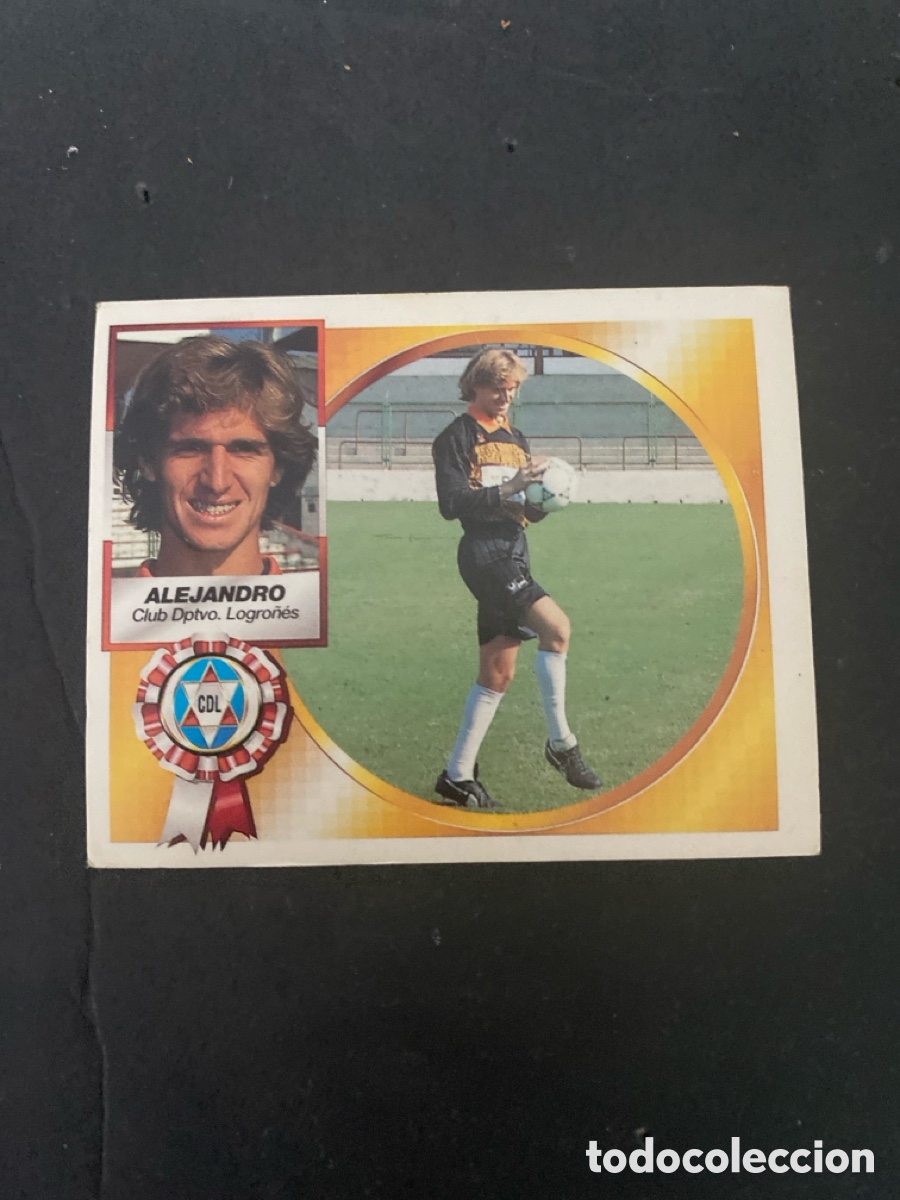 Figurine di Calcio: Cromo liga 94/95 Dptvo. Logro&ntilde;&eacute;s nunca pegado