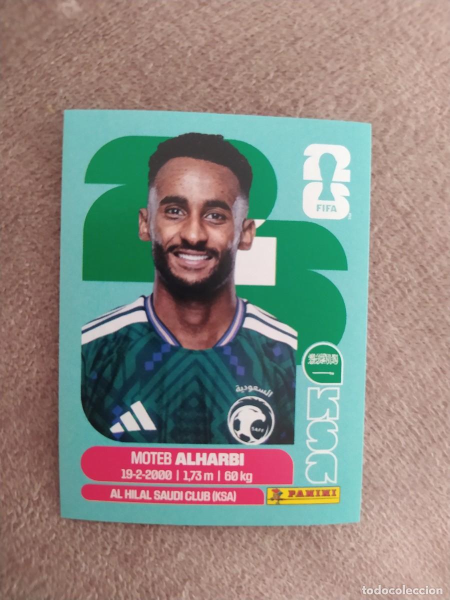 Figurine di Calcio: KSA 07 Moteb ALHARBI 7 Arabia Saud&iacute; mundial 2026 panini