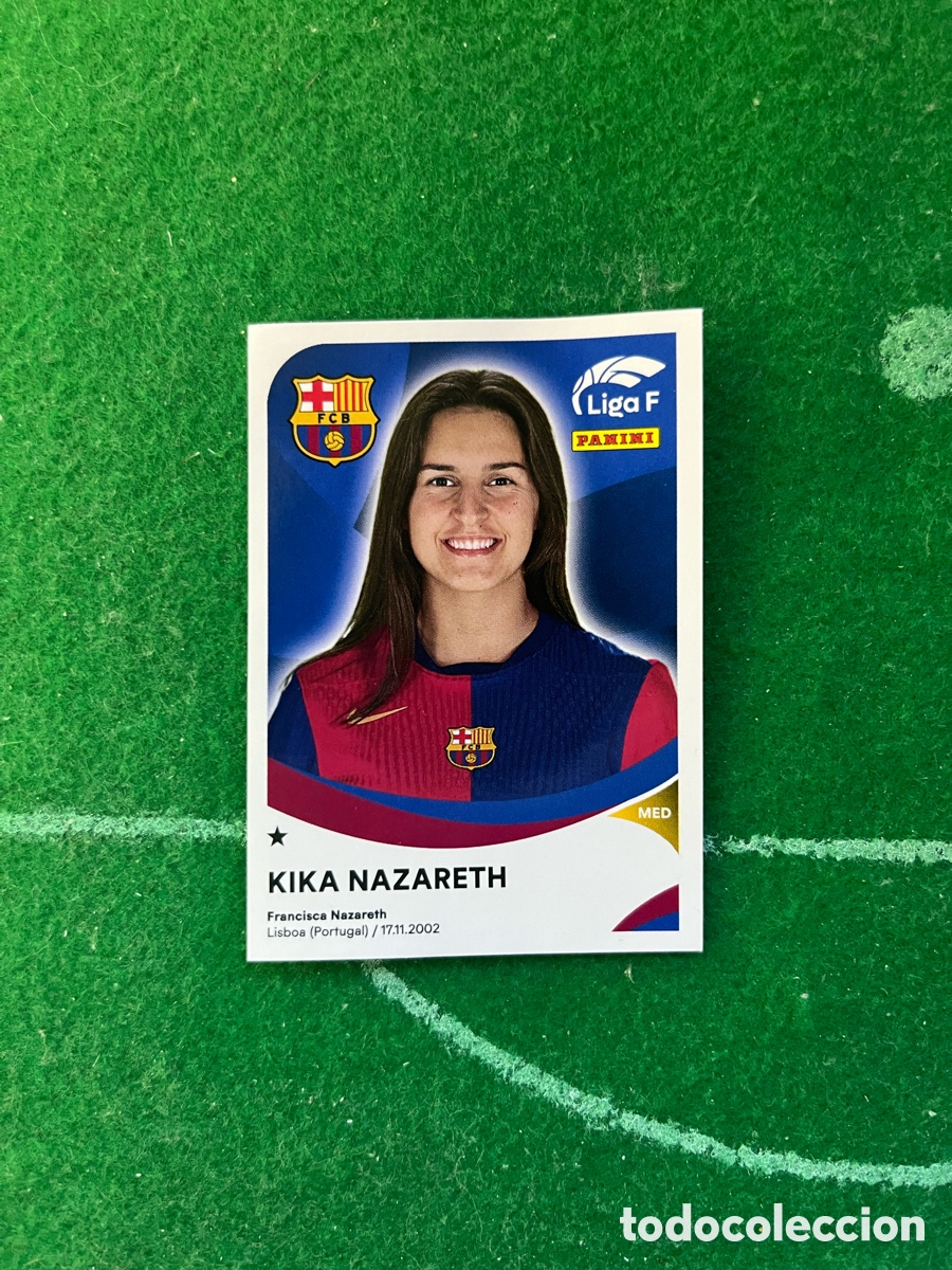 Cromos de f&uacute;tbol: 57 A KIKA NAZARETH BARCELONA LIGA F FEMENINA 2024 2025 PANINI