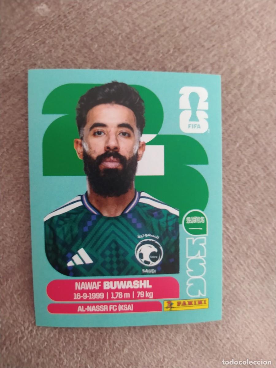Cromos de f&uacute;tbol: KSA 05 Nawaf BUWASHL 5 Arabia Saud&iacute; mundial 2026 panini
