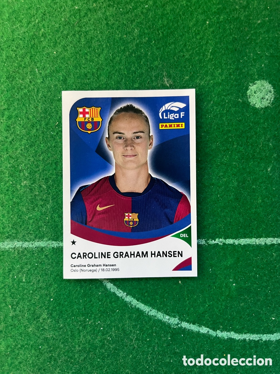 Cromos de f&uacute;tbol: 60 CAROLINE GRAHAM HANSEN BARCELONA LIGA F FEMENINA 2024 2025 PANINI