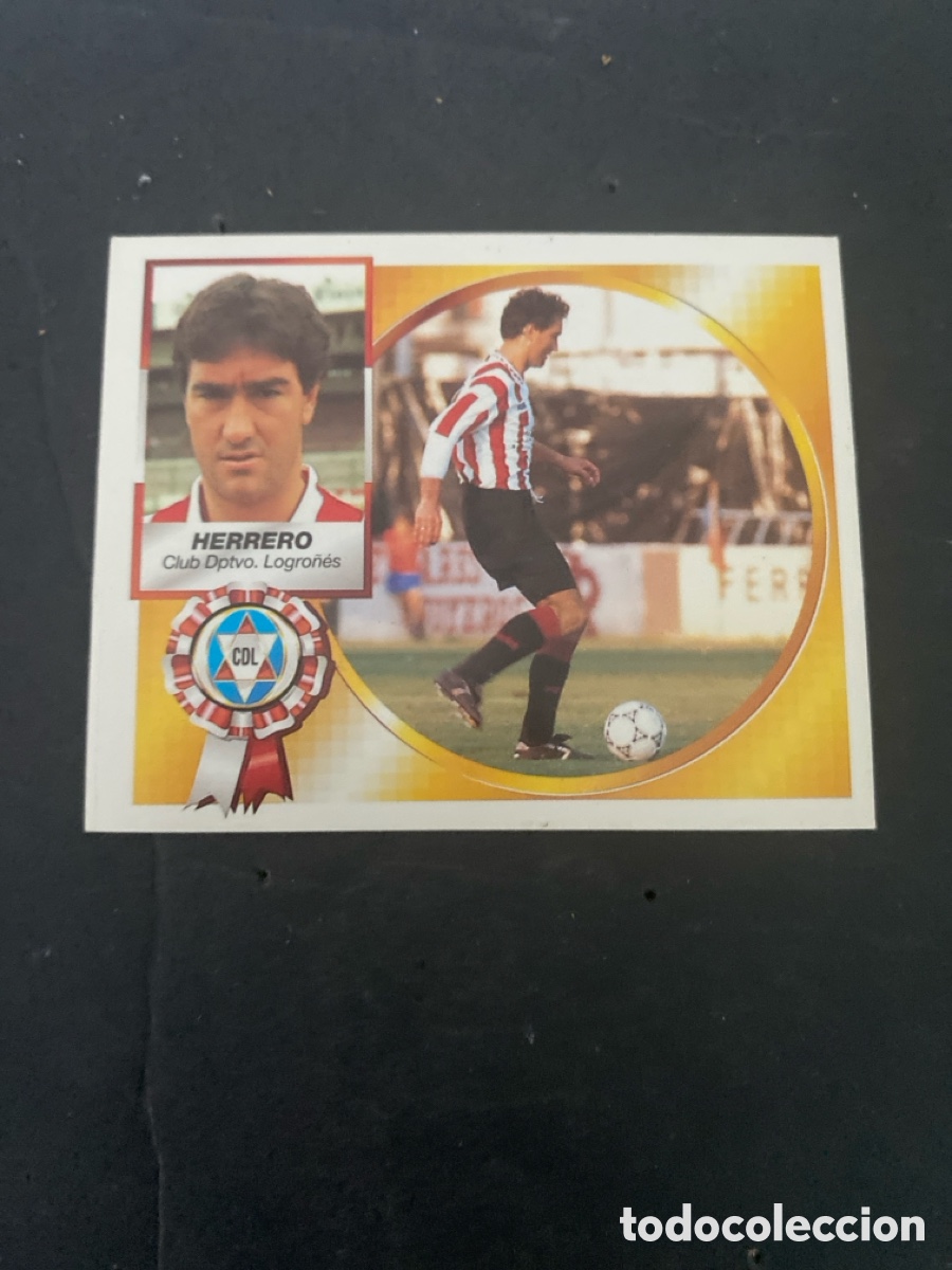 Cromos de f&uacute;tbol: Cromo liga 94/95 Dptvo. Logro&ntilde;&eacute;s nunca pegado