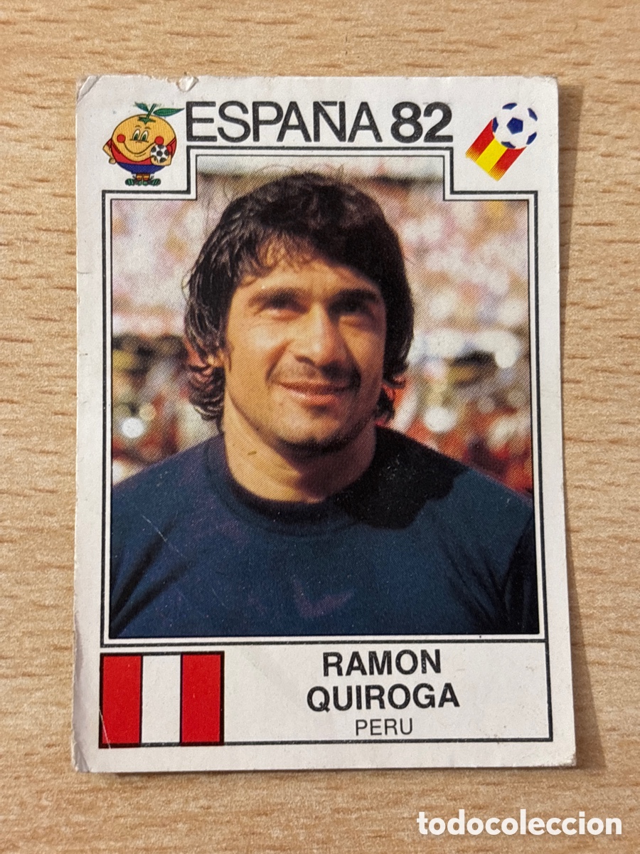 Cromos de f&uacute;tbol: # 74 Ramon Quiroga Peru Mundial Espa&ntilde;a 82 Panini sin pegar