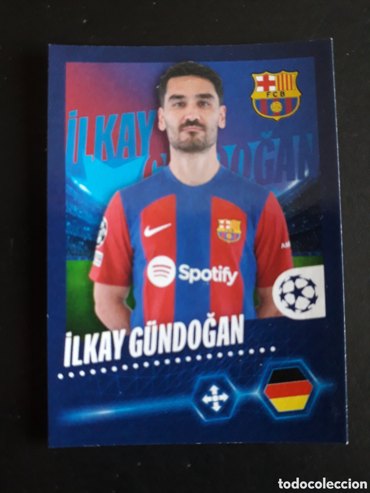Cromos de f&uacute;tbol: G&Uuml;NDOĞAN FC BARCELONA N&deg; 130 UEFA CHAMPIONS LEAGUE SEASON TOPPS 23 24 2023 2024 PEDIDO M&Iacute;NIMO 3&euro;