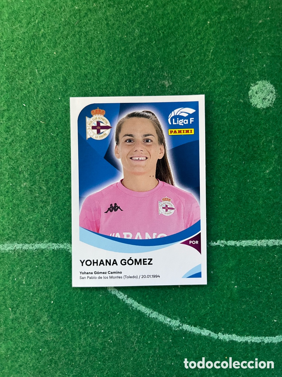 Cromos de f&uacute;tbol: 105 YOHANA G&Oacute;MEZ DEPORTIVO DE LA CORU&Ntilde;A LIGA F FEMENINA 2024 2025 PANINI